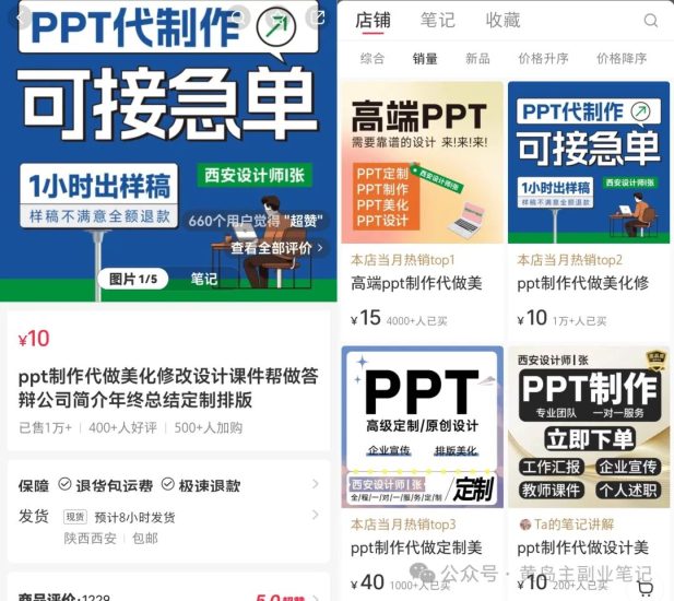 冒泡网创：PPT代制作，3900粉丝变现10w+!-冒泡网