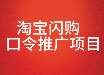 淘宝闪购口令推广项目，收益可观，一部手机，一个抖音号即可操作-冒泡网