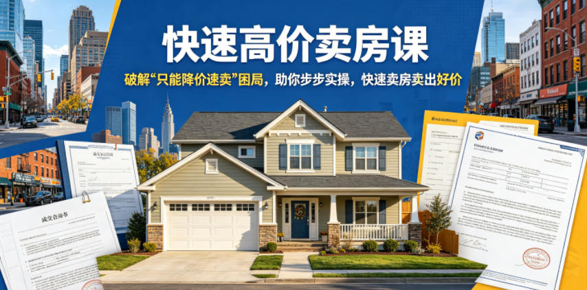 05e91a7d2a8de33d086757b361f46d63.jpeg 快速高价卖房课,破解“只能降价速卖”困局,助你步步实操,快速卖房卖出好价(更新2026)