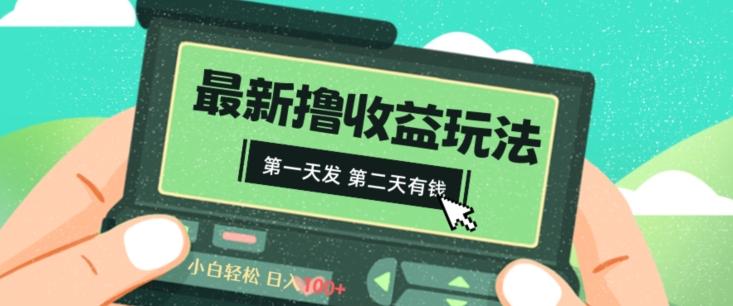 2024最新撸视频收益玩法，第一天发，第二天就有钱-冒泡网