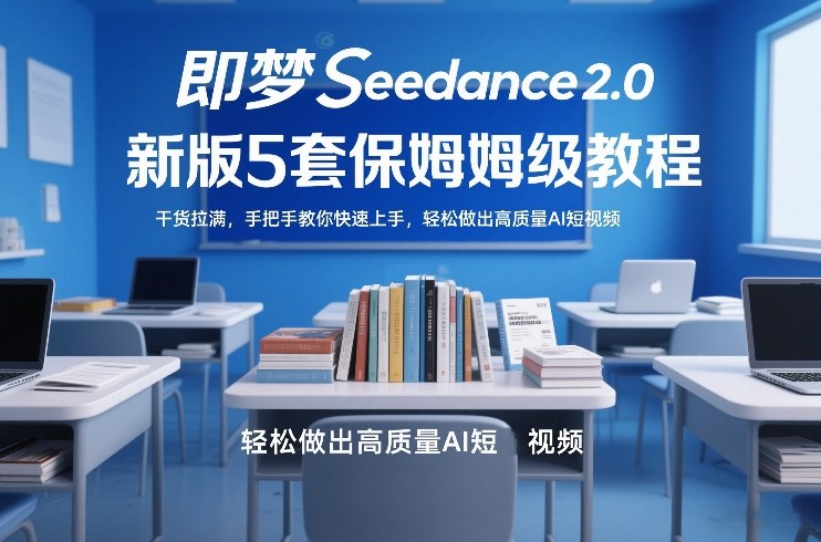 即梦Seedance2.0新版5套保姆级教程，干货拉满，手把手教你快速上手，轻松做出高质量AI短视频-冒泡网