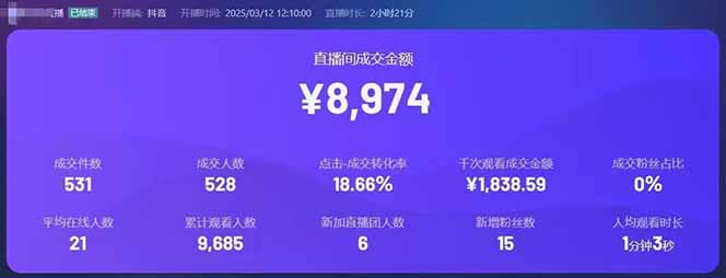 0f914a11fca209f2845727ce108bf849.jpeg 靠不露脸读稿子直播,日入5000+,普通人直播带货的新风口,抖音破价直…