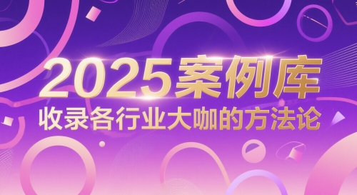 2025案例库，收录各行业大咖的方法论-冒泡网