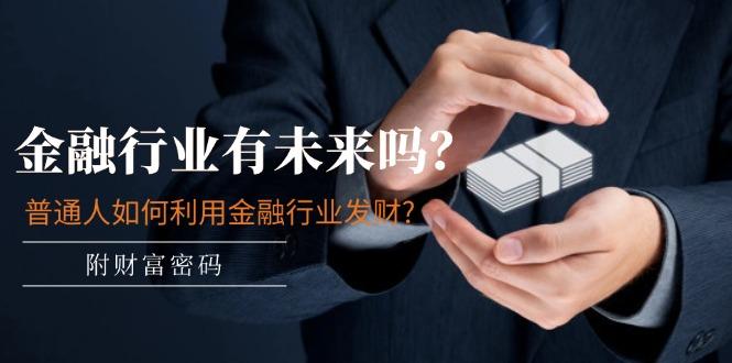 某付费文章：金融行业有未来吗？普通人如何利用金融行业发财?(附财富密码-冒泡网