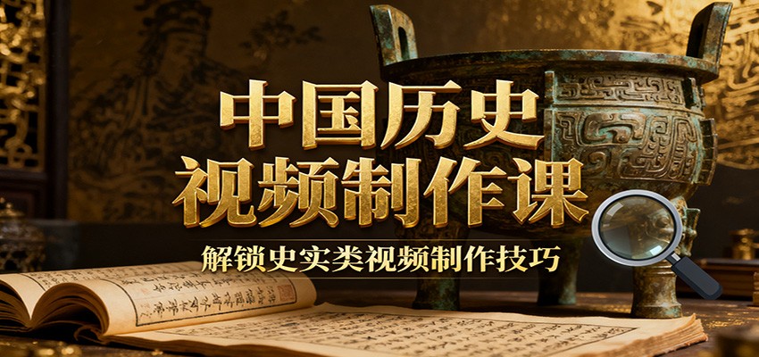 中国历史视频制作课：疆域地图集+参考文案+练习素材，解锁史实类视频制作技巧-冒泡网