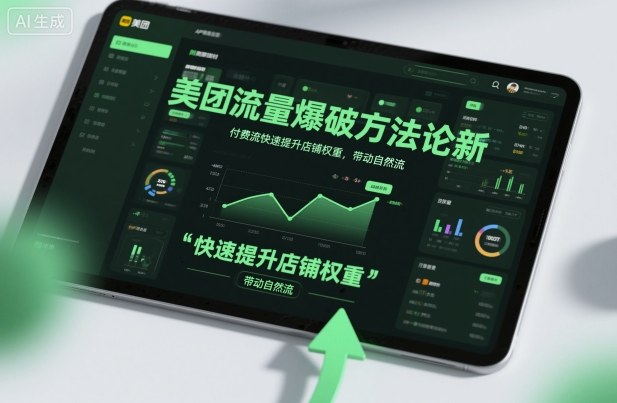 美团流量爆破方法论,付费流快速提升店铺权重,带动自然流-冒泡网