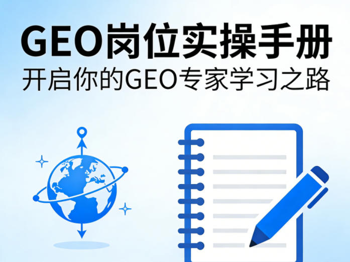 GEO岗位实操手册，开启你的GE0专家学习之路-冒泡网