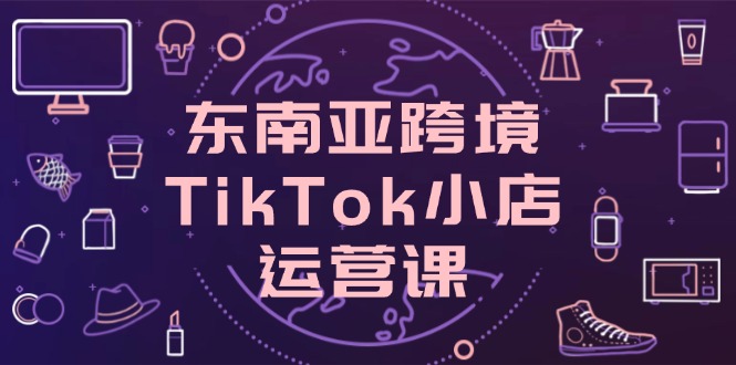 东南亚跨境TikTok小店运营课，掌握店铺设置与流量转化核心技巧-冒泡网