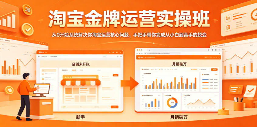 38df7b24bf42676fe6e66939cc6c9f2a.jpeg 淘宝金牌运营实操班,从0开始系统解决你淘宝运营核心问题,手把手带你完成从小白到高手的蜕变