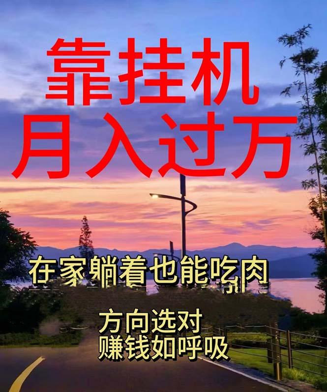 靠挂机，日入1000+，躺着也能吃肉，电脑手机都可挂-冒泡网