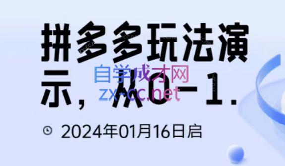 吴老师·拼多多从选品到截流到付费的玩法技巧-冒泡网