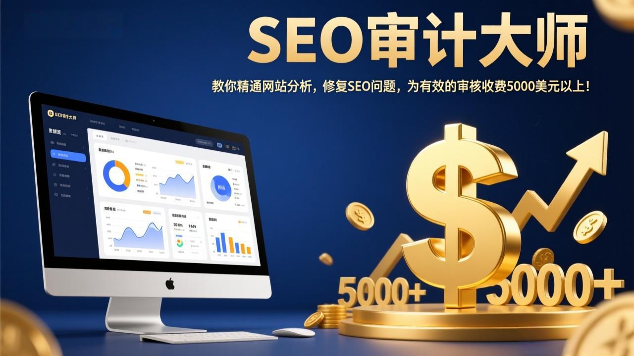 SEO审计大师：教你精通网站分析，修复SEO问题，为有效的审核收费5000美元以上！-冒泡网