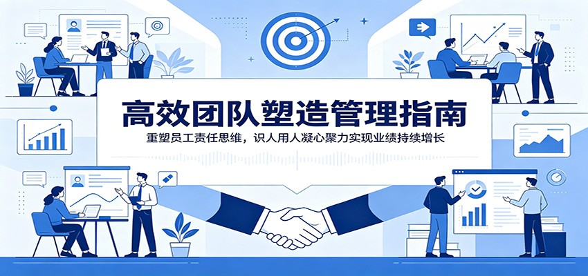 高效团队塑造管理指南:重塑员工责任思维,识人用人凝心聚力实现业绩持续增长-冒泡网