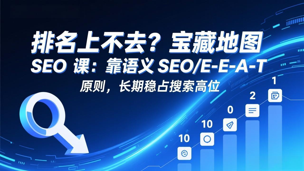 579e02dd95b21f5b11b0448148f78850.jpeg 排名上不去?宝藏地图 SEO 课:靠语义 SEO+E-E-A-T 原则,长期稳占搜索高位