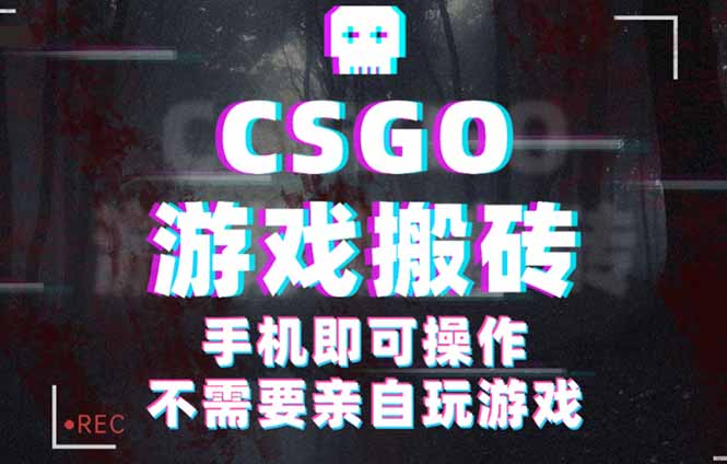 CSGO游戏挂机捡漏，单日扫货500+，年底小高峰上车可吃肉，手机即可操作…-冒泡网
