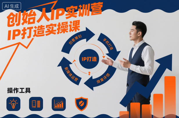 创始人IP实训营，IP打造实操课-冒泡网
