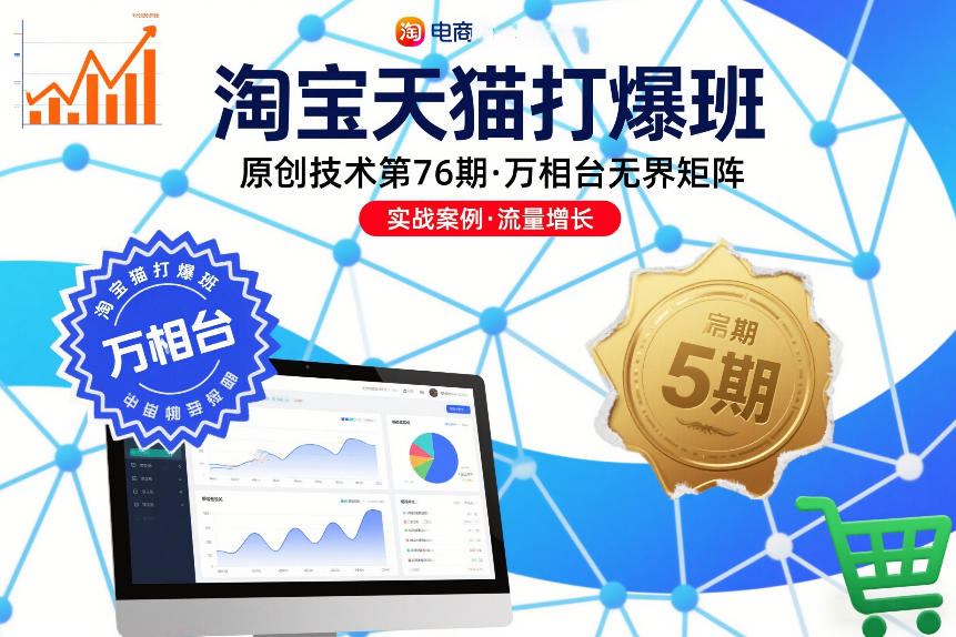 淘宝天猫打爆班原创技术第76期，万相台无界矩阵-冒泡网
