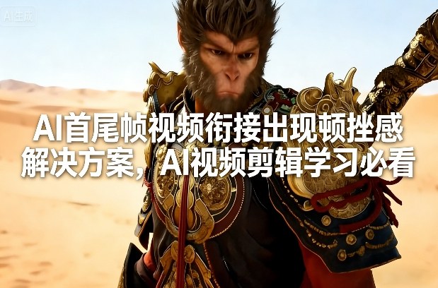 6ff0ccbcc8fa942a293387c400d62708.jpeg AI首尾帧视频衔接出现顿挫感解决方案,AI视频剪辑学习必看