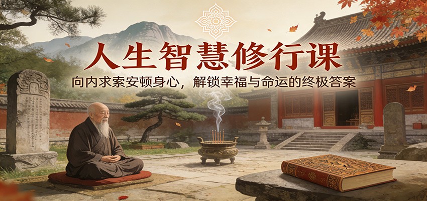 人生智慧修行课：向内求索安顿身心，解锁幸福与命运的终极答案-冒泡网