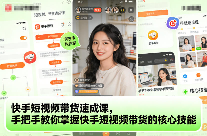 7b54a0fb4f381f72f1938455de745d4e.jpeg 快手短视频带货速成课,手把手教你掌握快手短视频带货的核心技能