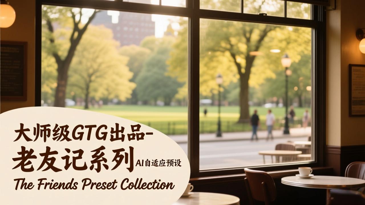 大师级GTG出品-老友记系列AI自适应预设The Friends Preset Collection-冒泡网