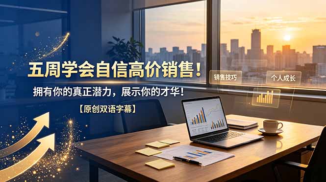 五周学会自信高价销售！拥有你的真正潜力，展示你的才华！【原创双语字幕】-冒泡网