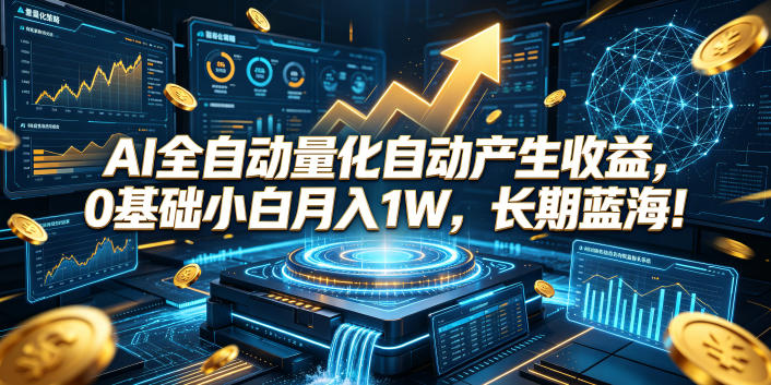 85cda965d3c0aae71884d486dae07bd8.jpeg AI全自动量化自动产生收益,0基础小白月入1W,长期蓝海!【揭秘】