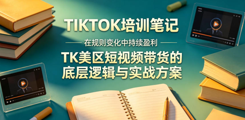 视界跨境TIKTOK4月17培训笔记，在规则变化中持续盈利，TK美区短视频带货的底层逻辑与实战方案【文档】-冒泡网