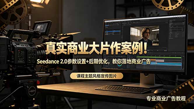 真实商业大片作案例！Seedance 2.0参数设置+后期优化，教你落地商业广告-冒泡网
