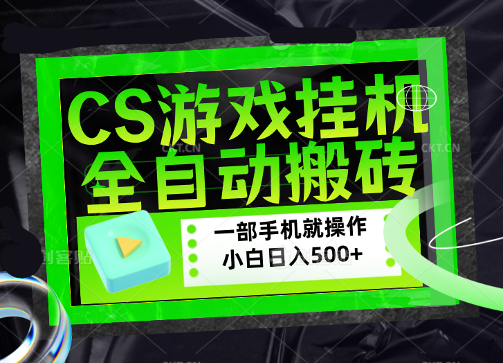 CSGO游戏挂机捡漏搬砖，超稳定的项目，带领1000+小白实现日入500+，数据可视频验证-冒泡网