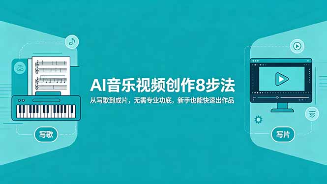 AI音乐视频创作8步法：从写歌到成片，无需专业功底，新手也能快速出作品-冒泡网
