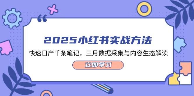 2025小红书实战方法，快速日产千条笔记，三月数据采集与内容生态解读-冒泡网