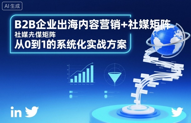 9840595fe11871e7b8121e9d75252ba7.jpeg B2B企业出海内容营销+社媒矩阵,从0到1的系统化实战方案