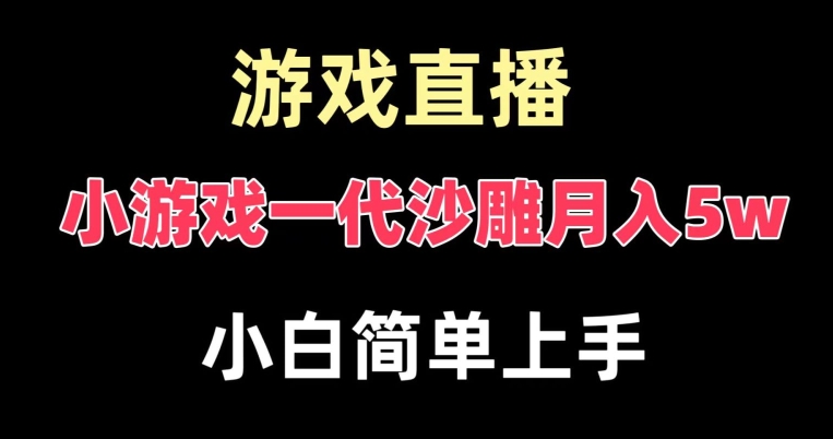 玩小游戏一代沙雕月入5w，爆裂变现，快速拿结果，高级保姆式教学【揭秘】-冒泡网