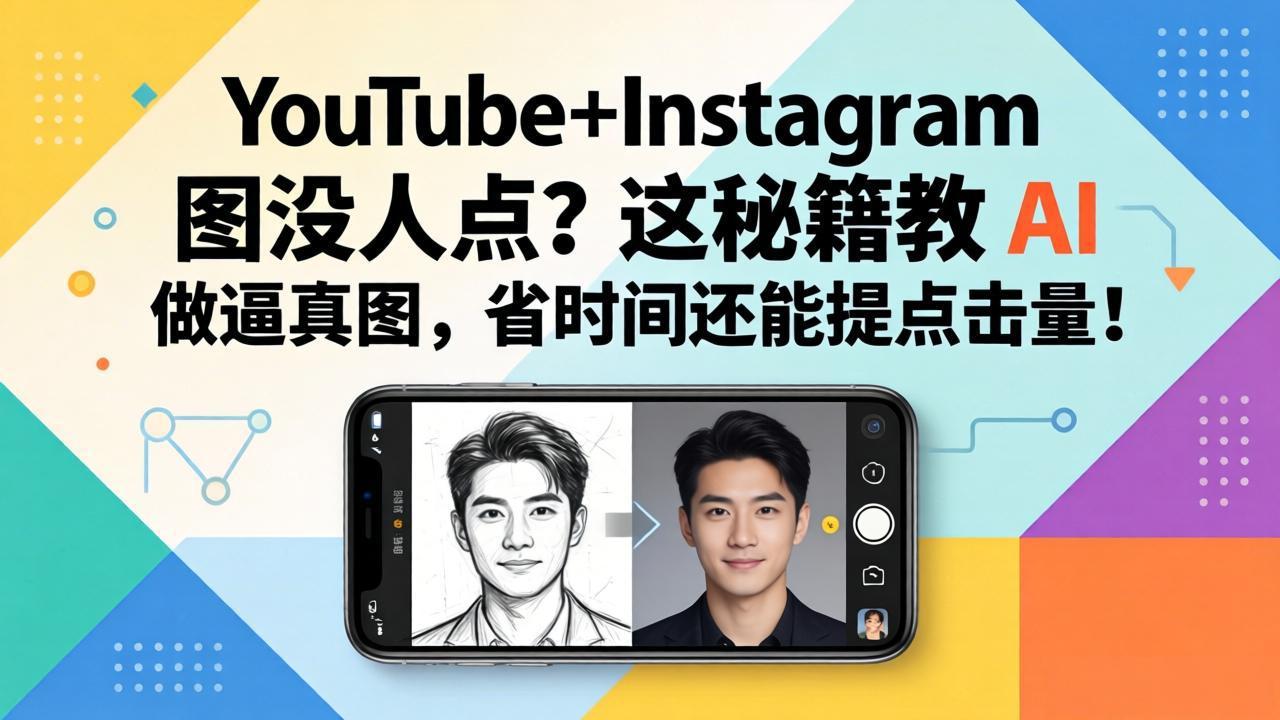 YouTube+Instagram图没人点？这秘籍教 AI 做逼真图，省时间还能提点击量-冒泡网