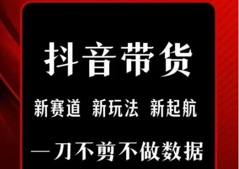 抖音短视频一刀不剪带货，不剪辑，不直播，每天发个视频，等着出单获取带货佣金-冒泡网