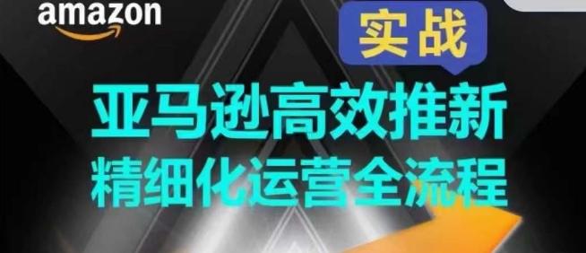 亚马逊高效推新精细化运营全流程，全方位、快速拉升产品排名和销量!-冒泡网