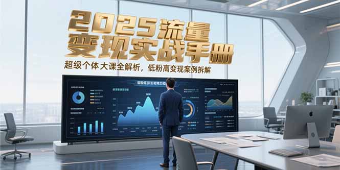 2025流量变现实战手册，超级个体大课全解析，低粉高变现案例拆解-冒泡网