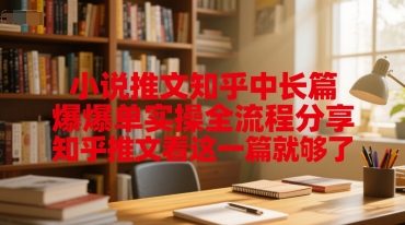 小说推文知乎中长篇爆单实操全流程分享，知乎推文看这一篇就够了-冒泡网