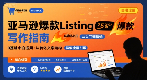 亚马逊爆款Listing写作方法，亚马逊0基础小白也能写爆款自带流量的Listing-冒泡网