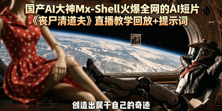 国产AI大神Mx-Shell火爆全网的AI短片《丧尸清道夫》直播教学回放+提示词-冒泡网
