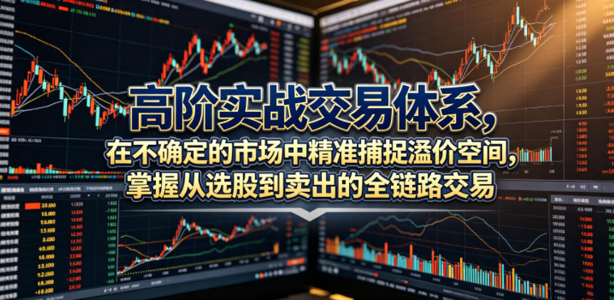 高阶实战交易体系，在不确定的市场中精准捕捉溢价空间，掌握从选股到卖出的全链路交易心法(更新6月)-冒泡网