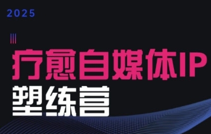 2025治愈自媒体IP训练营，专为疗愈领域从业者打造-冒泡网