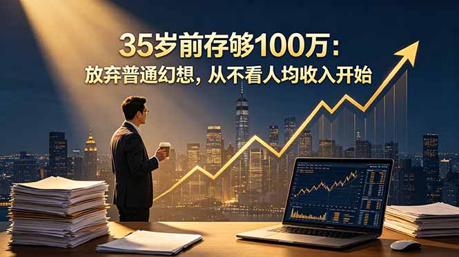 35岁前存够100万：放弃普通幻想，从不看人均收入开始-冒泡网