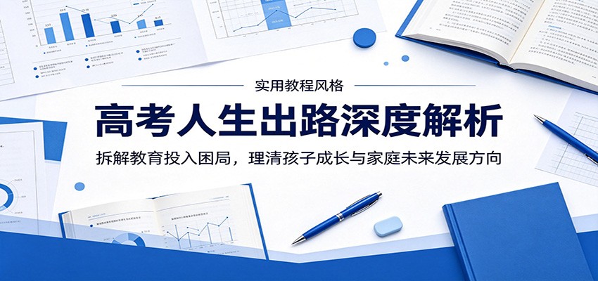 高考人生出路深度解析：拆解教育投入困局，理清孩子成长与家庭未来发展方向-冒泡网