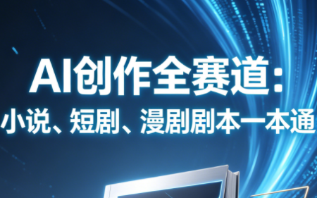 AI创作全赛道：小说、短剧、漫剧剧本一本通(更新5月)-冒泡网