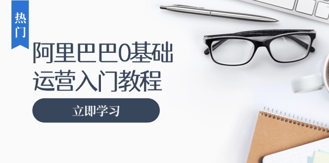 阿里巴巴运营零基础入门教程：涵盖开店、运营、推广，快速成为电商高手-冒泡网
