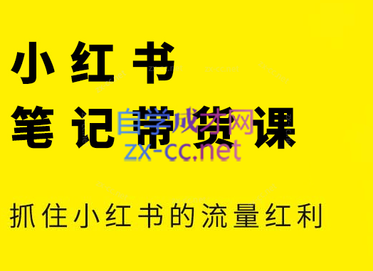 张宾·小红书笔记带货课(更新9月)-冒泡网