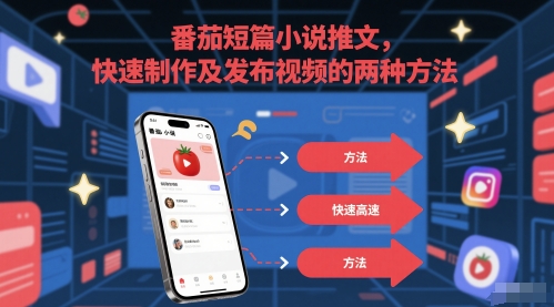 番茄短篇小说推文，快速制作及发布视频的两种方法-冒泡网