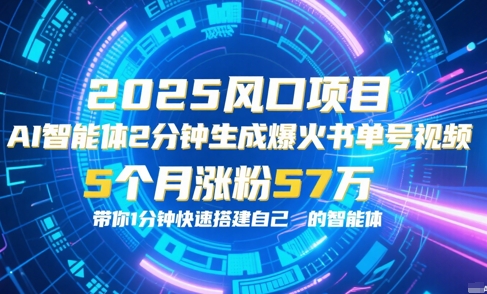 AI智能体2分钟一键生成爆火书单号原创视频，5个月涨粉57w，带你零代码1分钟搭建智能体-冒泡网